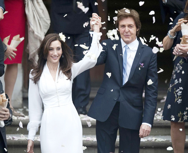 McCartney weds for third time