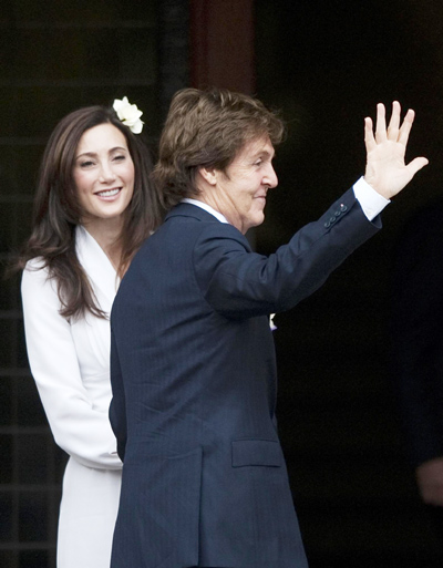 McCartney weds for third time