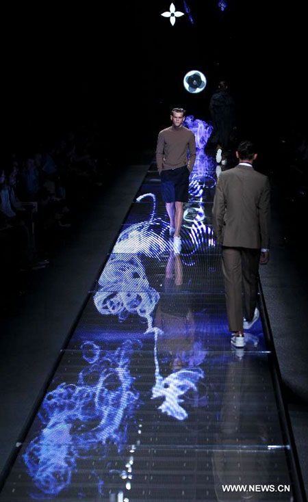 Louis Vuitton men's collection at Paris Fashion Week