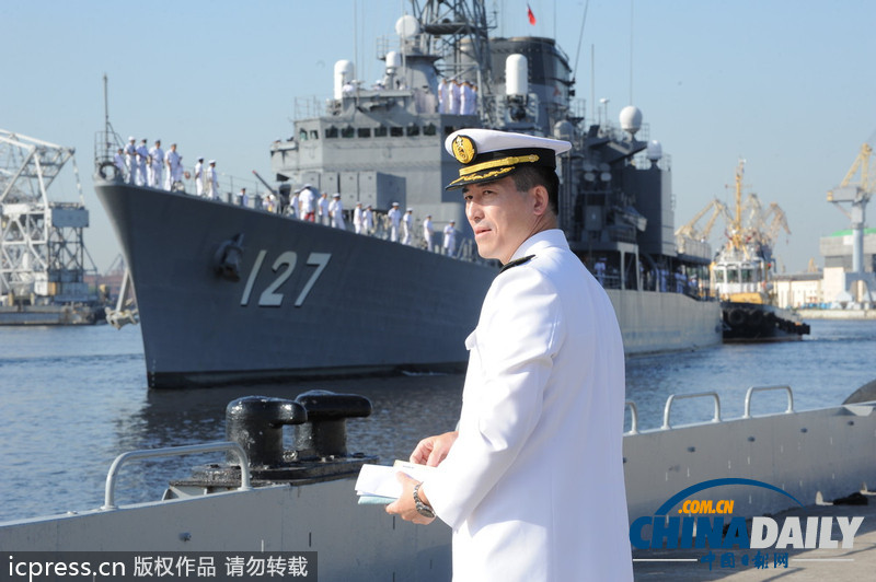 日本軍艦造訪俄羅斯 將參觀俄最高海軍學府（高清組圖）