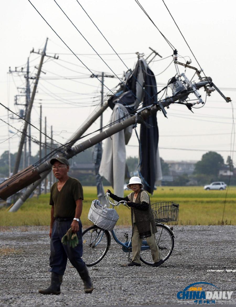 日本多地遭疑似龍卷風襲擊 致數(shù)十人受傷