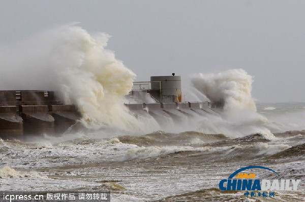 歐洲多國遭遇強風(fēng)暴襲擊 十余人死亡損失慘重（組圖）