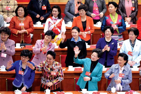 Women's congress aims to close income gap, lift status