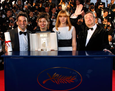 The awards ceremony at 60th Cannes Film Festival 