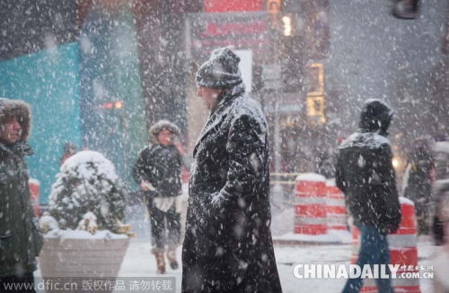 美國紐約遭遇史上最強暴風雪