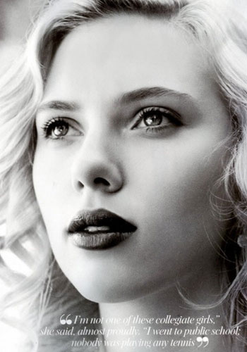 Scarlett Johansson on Vogue