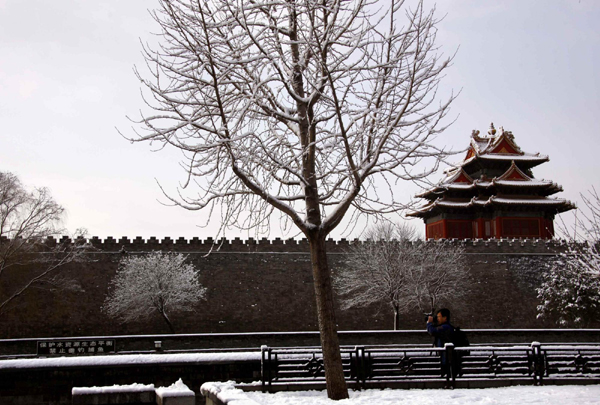 Beijing turns white