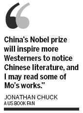 Award puts Chinese books on world stage