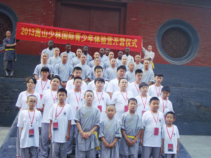 Kung fu summer camp at Shaolin Temple