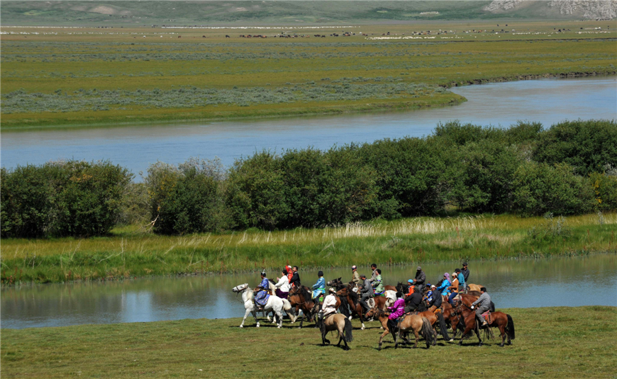 Xinjiang Torghut wedding ceremony