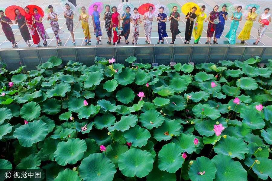 'Qipao' fashion show graces Yangzhou