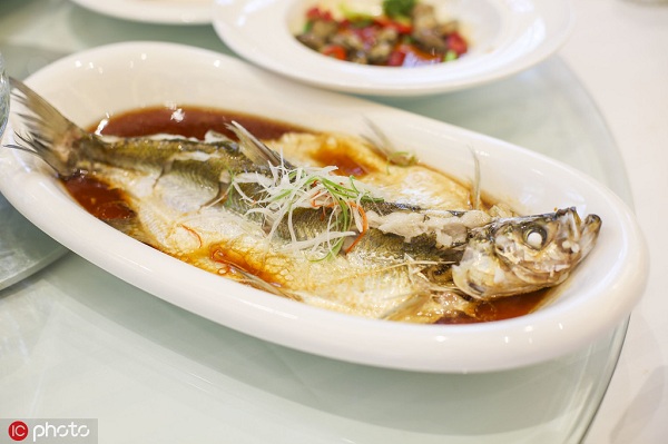 Steamed White Fish