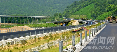 Expressway being finished ahead