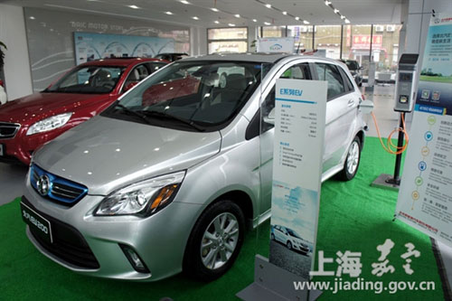 BAIC Motor's new e-car becomes a hit in Shanghai