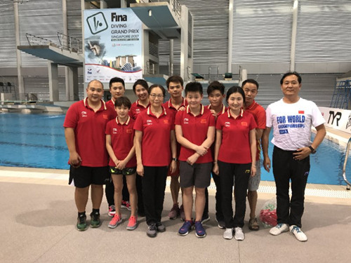 SXU professor referees FINA Diving Grand Prix