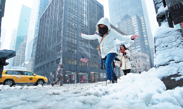 Massive winter storm slams US northeast