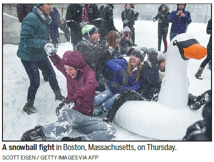 Massive winter storm slams US northeast