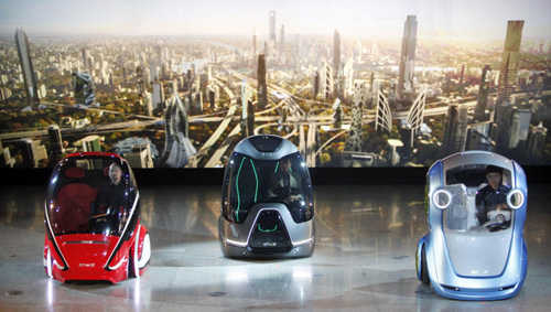 New concept vehicles unveiled in Shanghai