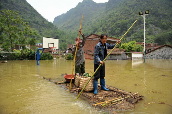 3.06 million affected by rains in Guangxi