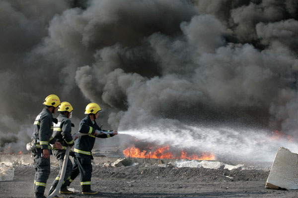 Fire broke out in NW China