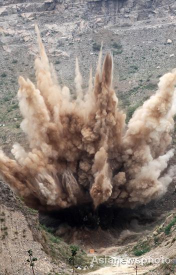 Ammunition disposal in C China town