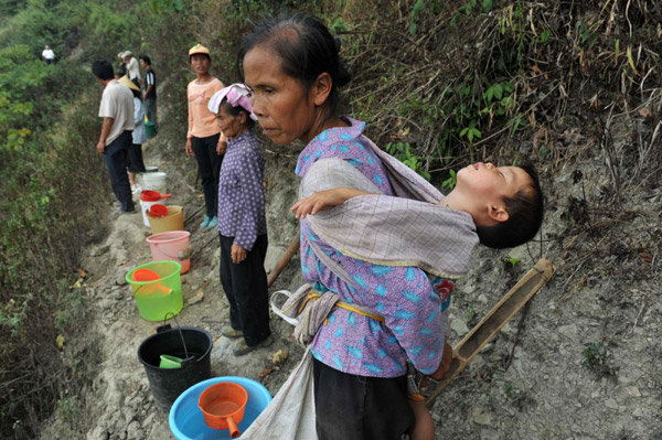 Drought leads to water shortage in S China