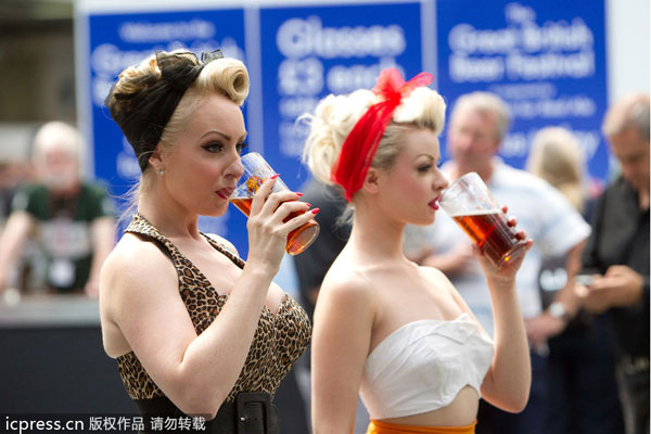 Beer lovers gather in London