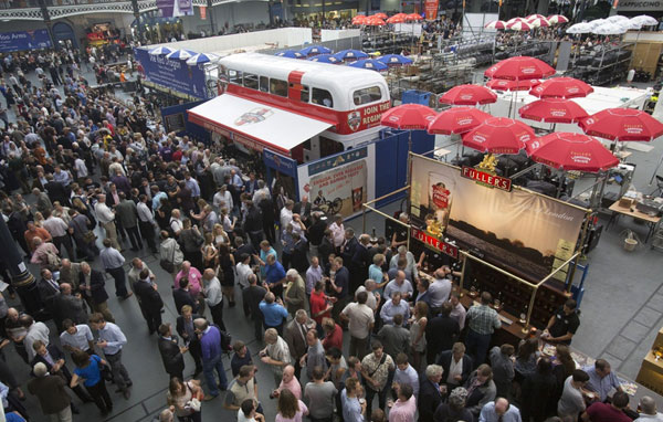 Beer lovers gather in London