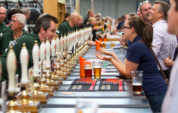 Beer lovers gather in London