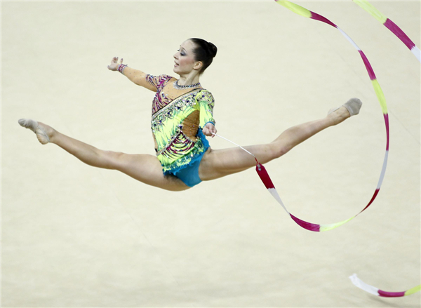 Gymnasts find their rhythm