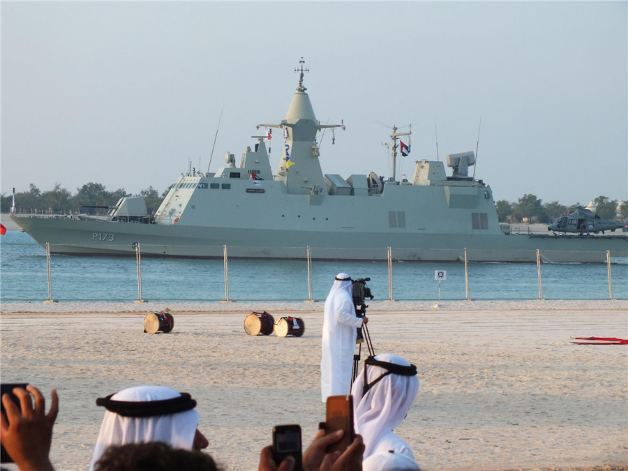 Military demonstration for UAE national day