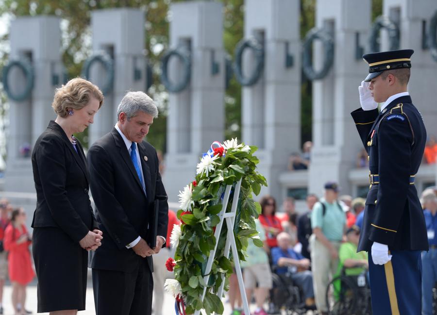 Countries mark end of WWII