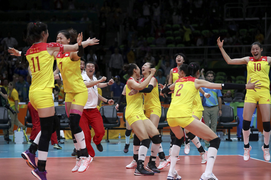 China wins women's volleyball gold after 12 years