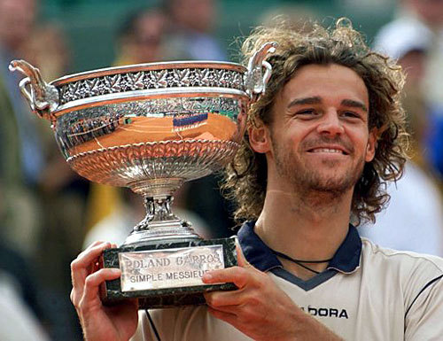 Brazil's Kuerten enters tennis Hall of Fame