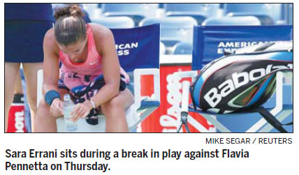 Tearful Errani rues missed opportunity