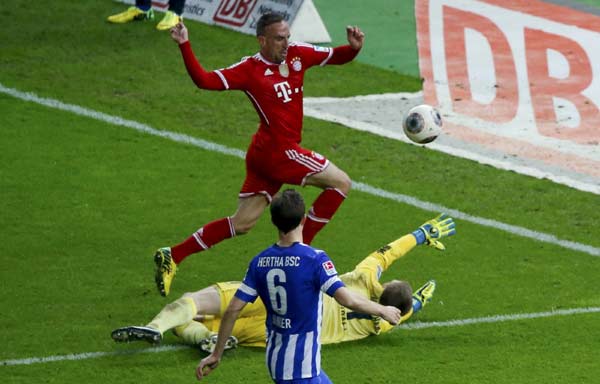 Bayern wins Bundesliga with record 7 games spare