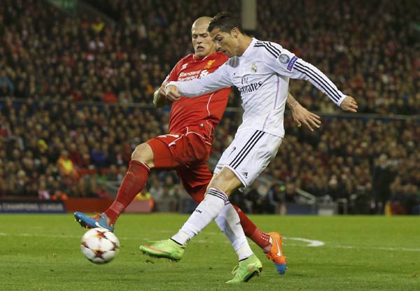 Ronaldo scores 70th as Real beats Liverpool 3-0