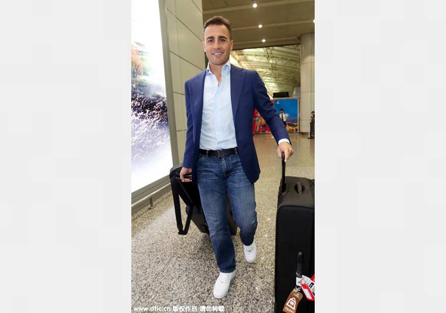 Cannavaro's Evergrande life in photos