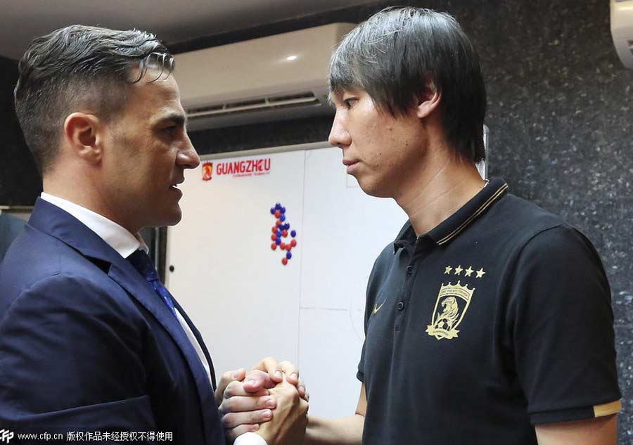 Cannavaro's Evergrande life in photos