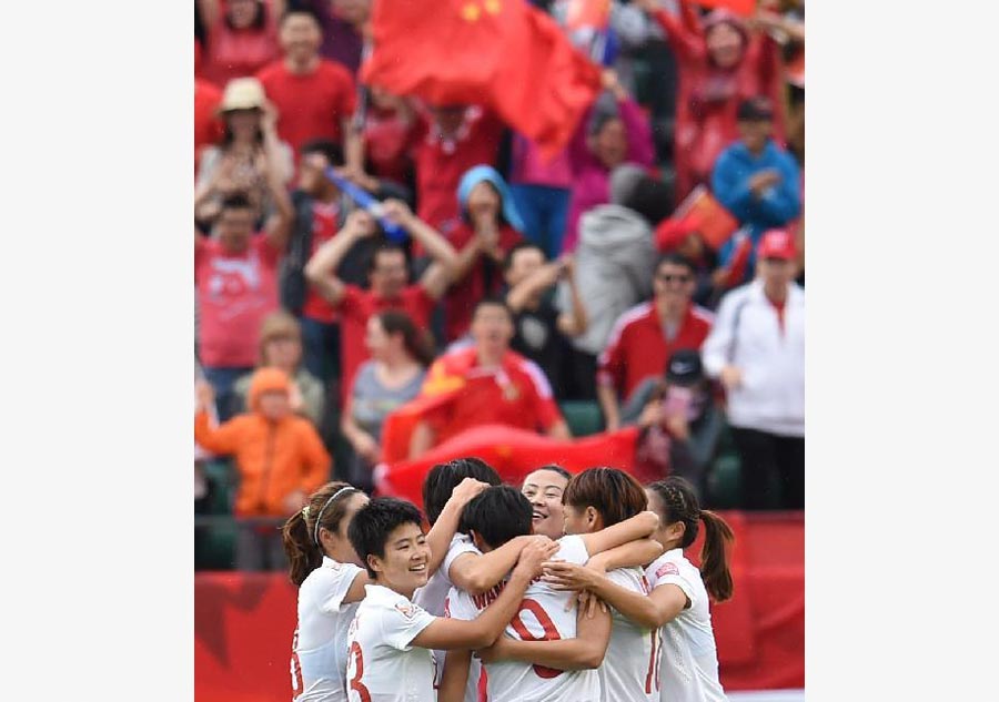 China enters Women's World Cup quarters with 1-0 win over Cameroon