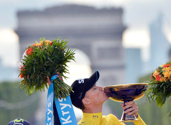 Chris Froome wins 2nd Tour de France