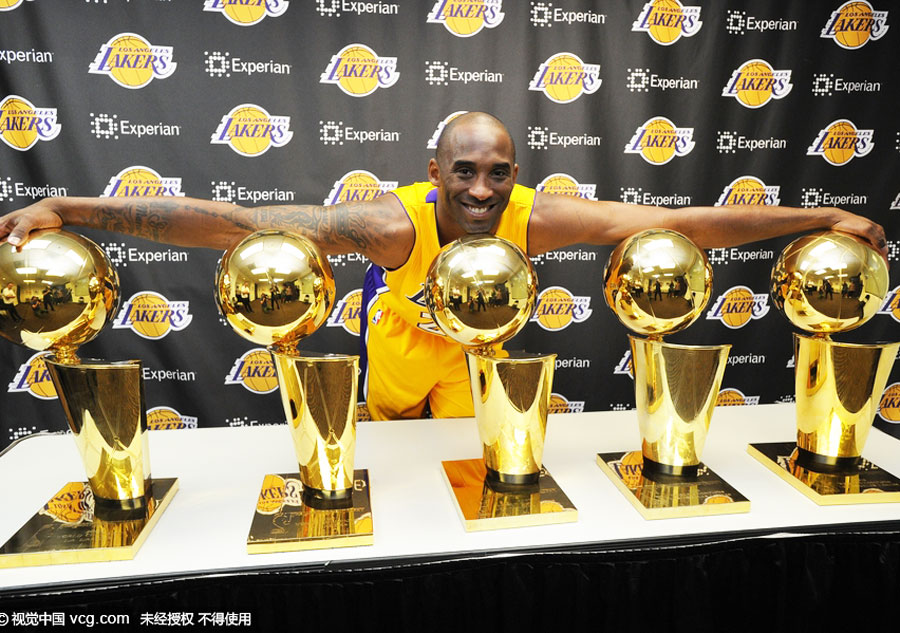 Kobe Bryant's moments of glory in his 'Dear Basketball' career