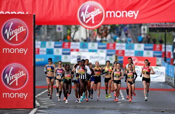 Chinese runners flood London for marathon