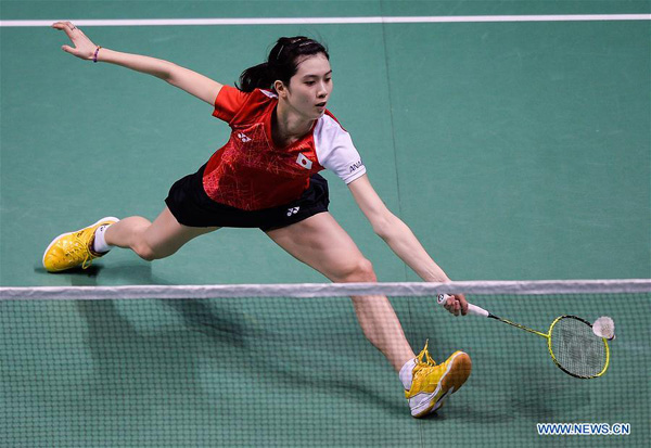 Ohori wins women's singles final at China Masters Badminton Tournament