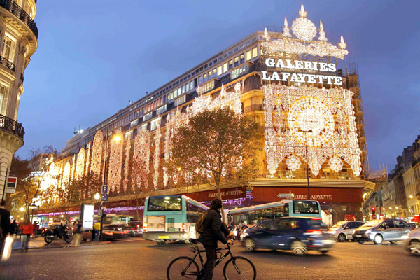 Christmas lights charms Paris