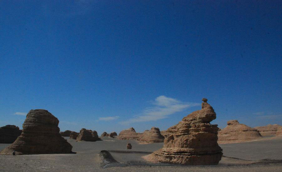 Scenery of Dunhuang Yardang National Geopark