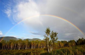 Autumn scenery of Xilinguole Grassland in Inner Mongolia