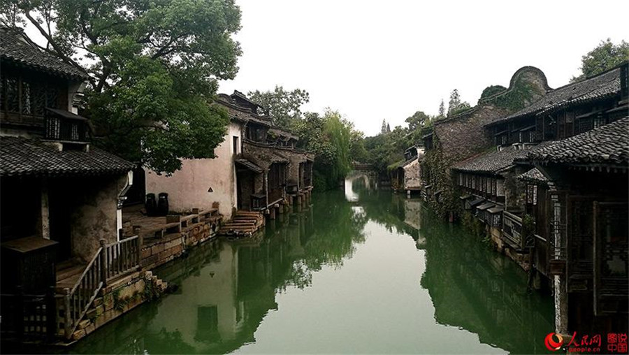 Idyllic scenery of Wuzhen 'water town'