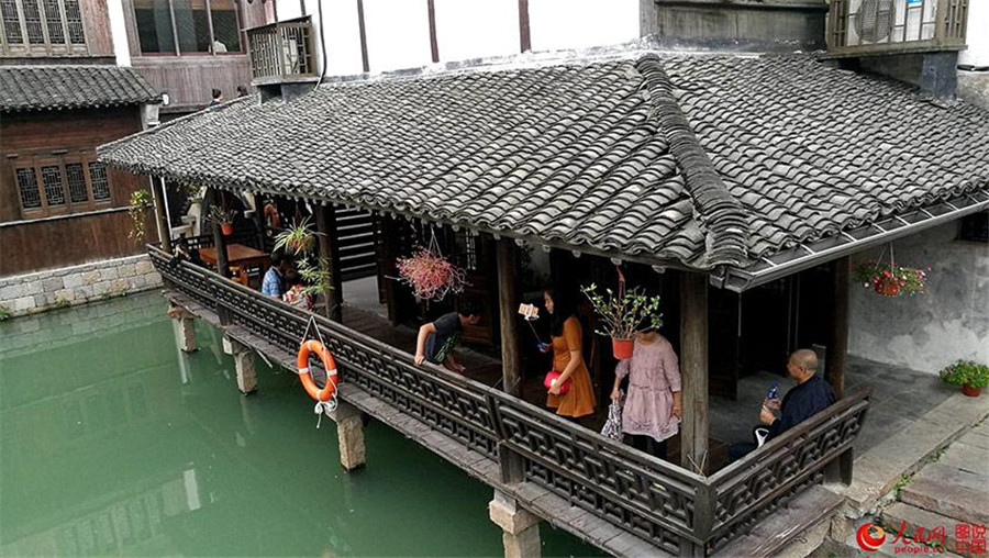 Idyllic scenery of Wuzhen 'water town'