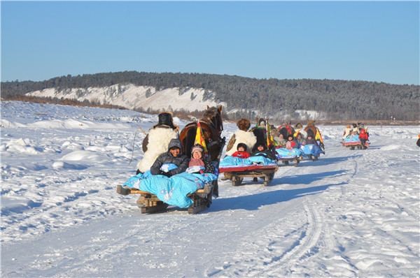 Tourism makes Mohe county China's true north in winter